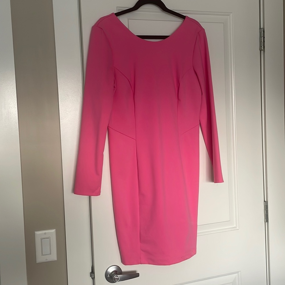Jennifer Lopez pink dress, size L, NWT